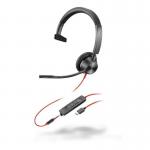 HP Poly Blackwire 3315 USB-C UC Monaural Headset 34212J