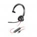 HP Poly Blackwire 3315 USB-A MS Monaural Headset 34232J