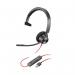 HP Poly Blackwire 3315 USB-A MS Monaural Headset 34232J