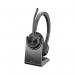 HP Poly Voyager 4320 UC USB-C Wireless Stereo Headset and Stand 34279J