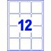 Avery L7164-100 Address Labels 100 sheets - 12 Labels per Sheet 34347J
