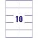 Avery 3425 Multipurpose Labels 100 sheets - 10 Labels per Sheet 34350J
