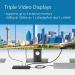 Kensington SD4842P EQ USB-C 10Gbps Triple Video Driverless Docking Station 34405J