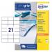Avery 3652 Multipurpose Labels 100 sheets - 21 Label per Sheet 34415J