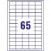 Avery 3666 Multipurpose Labels 100 sheet