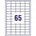 Avery 3666 Multipurpose Labels 100 sheets - 65 Label per Sheet 34417J