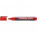 edding 300 Permanent Marker A8 Bullet Red Box of 10 34420J
