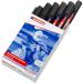 edding 300 Permanent Marker A8 Bullet Black Box of 10 34421J