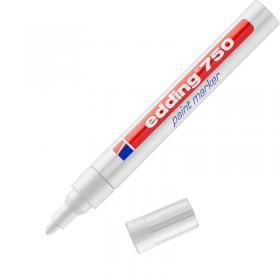 edding 750 Paint marker White Box of 10 34431J
