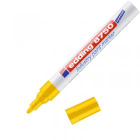 edding 8750 Industry paintmarker yellow Box of 10 34438J