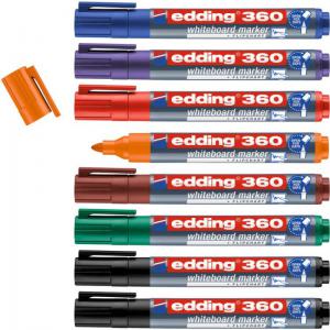 Photos - Felt Tip Pen Edding 360 whiteboard marker Pack of 8 34463J 