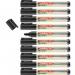 edding 29 Ecoline Whiteboard Black Marker Box of 10 34474J