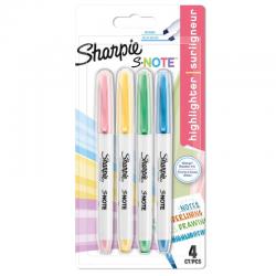Sharpie 2138234 S-Note Chisel Tip Creative Markers Pack of 4 34518J