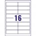 Avery LR7162-100 Recycled Address Labels 100 sheets - 16 Labels per Sheet 34648J