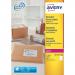 Avery LR7167-100 Recycled Parcel Labels 100 sheets - 1 Label per Sheet 34651J