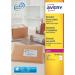 Avery LR7168-100 Recycled Parcel Labels 100 sheets - 2 Labels per Sheet 34652J