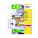 Avery LR7160-15 Recycled Address Labels 15 sheets - 21 Labels per Sheet 34655J