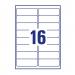 Avery LR7162-15 Recycled Address Labels 15 sheets - 16 Labels per Sheet 34656J