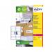 Avery LR7162-15 Recycled Address Labels 15 sheets - 16 Labels per Sheet 34656J