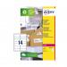 Avery LR7163-15 Recycled Address Labels 100 sheets - 14 Labels per Sheet 34657J