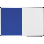 A striking combination notice board from Edding Combi, the Legamaster UNITE is both practical and stylish. The blue textile surface provides a soft backdrop for posting memos, while the 60x90cm size is perfect for any office or home setting.