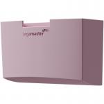 In the photo, there is a soft pink Legamaster whiteboard accessory holder from Edding. The holder has multiple compartments, perfect for organizing drywipe accessories. The color is a subtle pink, adding a touch of playfulness to any work or classroom setting. The holder is compact and easily attaches to any whiteboard, keeping all necessary accessories close at hand. The sturdy design ensures long-lasting use and makes it a practical addition to any workspace.