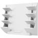 Legamaster whiteboard marker holder white 34710J