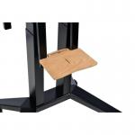 The Edding Presentation System Legamaster moTion accessory shelf has a sleek and modern design. Made from natural beech, it perfectly complements any workspace. The shelf is small in size and is perfect for organizing and storing various presentation materials.