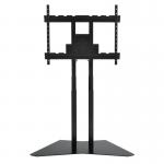 The photo shows a sleek and modern Edding Presentation System. Its freestanding column system, the Legamaster moTion FCS-12XL creates a professional and organized display with its clean design and functional features.
