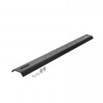 The image shows a black wall mounting bracket designed for the Edding Presentation System Legamaster moTion. It has a wide shape and is labeled as the WB-700 34730J model. The bracket has multiple screws and adjustable mechanisms, perfect for securely hanging up the presentation system on any wall.