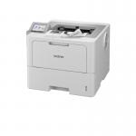 The Brother HL-L6415DN Mono A4 Laser Printer features a sleek, all-black design with a top-loading paper tray and a control panel with easy-to-use buttons. The LCD display provides clear status updates and the printer boasts fast printing speeds and high-quality results.