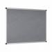 Bi-Office Maya Grey Felt Noticeboard Aluminium Frame 1200x1200 34794J