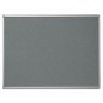 Bi-Office Maya Grey Felt Noticeboard Aluminium Frame 1200x1200 34794J