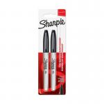 Sharpie 1985860 Fine Black Permanent Pen Pack of 12 twin Blister Packs 34902J