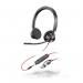 HP Poly Blackwire 3325 3.5mm and USB MS Stereo Headset with USB-A to C Adaptor 34971J