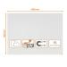 Nobo 1915715 Infinity Frameless Magnetic Whiteboard 1200x900mm 34974J