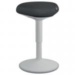 Leitz Ergo Active Sitting Stool with Comfort Seat Light Grey 35031J