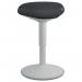 Leitz Ergo Active Sitting Stool with Comfort Seat Light Grey 35031J