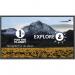 The Edding Monitors Legamaster EXPLORE 2 LCD touch monitor is a sleek and modern device. It features a large, high definition display with touch capabilities for easy navigation. The monitor stands on a sturdy base, and its slim design makes it perfect for any workspace.
