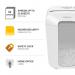 Fellowes Powershred LX70 Cross cut Shredder White 35143J