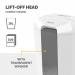 Fellowes Powershred LX70 Cross cut Shredder White 35143J