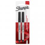 Sharpie 1985878 Ultra Fine Black Ink 2 Marker Pens Pack of 12 35179J