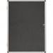 Bi-Office Encore Grey Felt Lockable Board 16 x A4 sheets 35198J