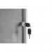 Bi-Office Encore Grey Felt Lockable Board 16 x A4 sheets 35198J