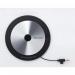 This picture features the Olympus Conference Telephones OM System ME-33 Boundary Microphone 35289J. The sleek and modern design includes a circular black microphone that sits on top of a stylish silver base. The microphone has a small red light indicating that it is in use. The compact size makes it easy to place on any conference table.