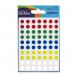 Avery 32-291 8 mm Round Assorted Colour Stickers 35295J