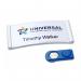 Avery 4835S-M Polar Name Badges - Matt Steel with Magnet 35301J