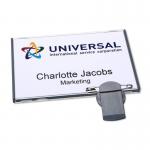 Avery 4838G-M Vista Name Badges - Plastic with Rotating Combi Clips 35303J