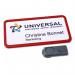 Avery 4839R-L Office Name Badges 81 x 43mm Red 35305J