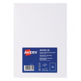 Avery A3L001-10 A3 Matt Printable Signage 10 Sheets 35306J